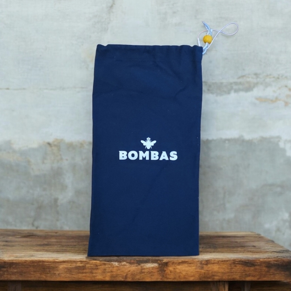 Bombas Navy Drawstring Bag